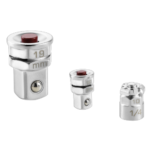 Facom Set of 2 adaptors for 10 mm wrenches to 1/4 drive and for 19 mm wrenches to 1/2 drive 467.ADAPT10-19