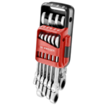 Facom Metric hinged ratchet combination wrench set in portable case 467BF.JP10