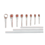 Facom Metric heavy-duty offset-ring wrenches set 54.P9M