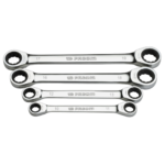 Facom 64 - Sets of metric and inch straight ratchet ring wrenches 64.J4