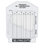 Facom Set of 100 test cards for diesel engine 911B.FC