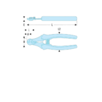 Facom "Compact" Steel Cable Cutters 996.5 - Image 2