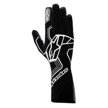 Alpinestars Tech-1 V4 Race Gloves - Black/Tar Gray