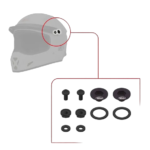 BEL2020214 Bell Pivot Kit - X-1 Bell Helmet