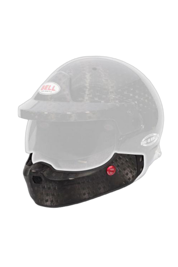 Bell Half Chin Bar Short Kit - Carbon Matte Clear Coat (HP10)