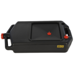 BG Racing Fluid Drain Tank/Pan With Handle - 10 Litre - Black - Image 2