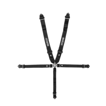 BPN0004B0K0100N Sparco Club H-4R 5 Point Harness - Black