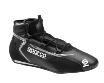 BRB0006B0K10 Sparco Rapid Race Boots (Laces) - Black Grey