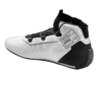 BRB0006B0W01 Sparco Rapid Race Boots (Laces) - White Black - 01