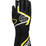 Sparco Tide + Race Gloves - Black/Fluro Yellow