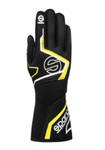Sparco Tide + Race Gloves - Black/Fluro Yellow