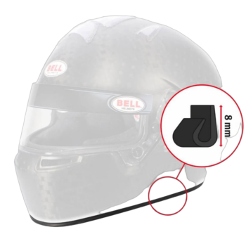 Bell Helmet Bottom Edge Trim Profile 8mm - Standard Thin
