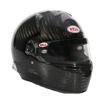 High-performance Bell RS7 Ultra Carbon racing helmet with duckbill, designed for professional motorsport safety and aerodynamics.