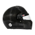 High-performance Bell RS7 Ultra Carbon racing helmet with duckbill, designed for professional motorsport drivers seeking lightweight protection and aerodynamic efficiency.
