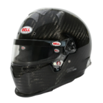 High-performance Bell RS7 Carbon racing helmet with duckbill, designed for professional motorsport drivers seeking lightweight protection and aerodynamic efficiency.