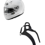 Helmet and Hans Arai ST6 GP-7 RFP Race Bundle