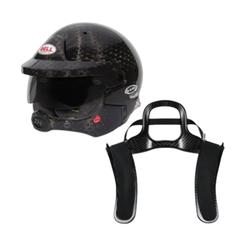 Helmet and Hans Bell MAG10 Carbon Rally Bundle