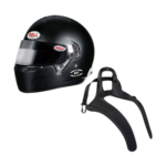 Helmet and Hans Bell RS7 Pro Race Bundle