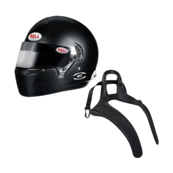 Helmet and Hans Bell RS7 Pro Race Bundle