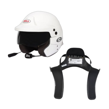 Helmet and Hans Bell MAG 10 Sport Rally Bundle