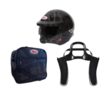 Helmet and Hans Bell MAG10 Carbon Rally Bundle
