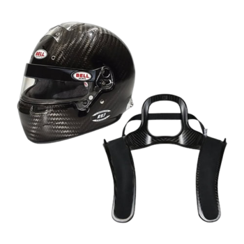 Helmet and Hans RS7 Pro Carbon Race Bundle