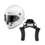 Helmet and Hans Sparco Stealth RF Race Bundle
