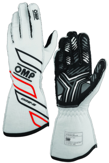 OMP One-S Race Gloves - White