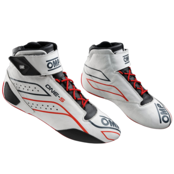IC0-0822-A03-020 OMP One S Race Boots - White Red