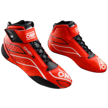 IC0-0822-A03-061 OMP One S Race Boots - Red