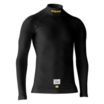 Momo Pro High Collar Race Top - Black