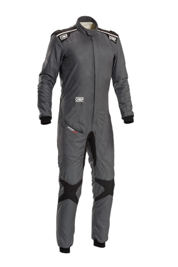 OMP One Evo Air Race Suit - Grey Black IA0-1879-A01-282