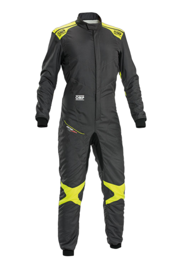OMP One Evo Air Suit IA0-1879-A01-184 - Grey Fluro Yellow
