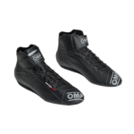 OMP One Evo FX Race Boots In Leather IC0-0837-A02-071 - Black