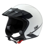 OMP Star Open Face Track Day Helmet - White