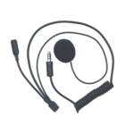 ZeroNoise Radio Helmet Kit for Jet Helmet - Male Nexus 4 Pin, RCA Female Connector