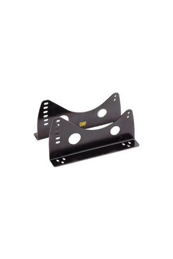 OMP Pair Of Seat Brackets With Lateral Attachments Steel Thick 3mm