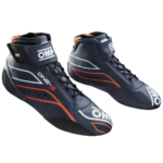 OMPIC0-0822-A03-249 OMP One S Race Boots - Navy Blue Fluro Orange