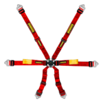 SCH94510A-2 Schroth Enduro 2x2 Universal Harness - Red