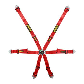 SCH94550A-2 Schroth Profi 2x2 Harness - Red