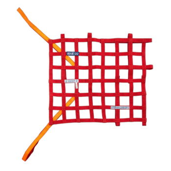 SPA002192FA-R Sparco Fabric Window Net - Red