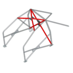 SPA00780KS Sparco Roll Cage Additional Cross Brace Bars