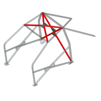 SPA00780KS Sparco Roll Cage Additional Cross Brace Bars