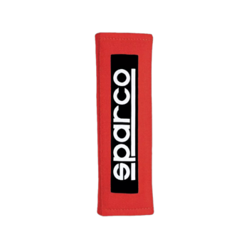 SPA01098S3R Sparco Racing Seat Belt Harness Pad - Red