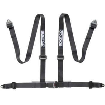 Sparco Club H-4 4 Point Harness - Bolt In-Black