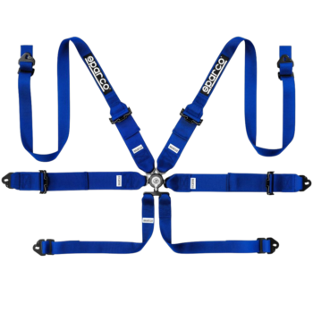 Sparco Competition 6 Points Touring Harness-Blue
