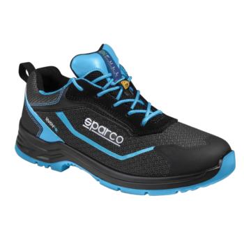 Sparco Indy-E S3 ESD Safety Shoes - Black Light Blue