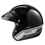 Sparco J-Pro Track Day Helmet-Black-Grey-3