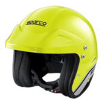Sparco J-Pro Track Day Helmet-Fluro Yellow-Black-1