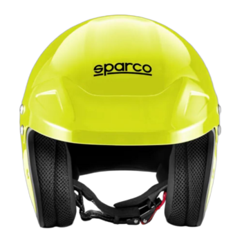 Sparco J-Pro Track Day Helmet-Fluro Yellow-Black-2